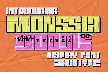 Monssla Display Font free download – Branding font preview