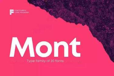 Mont Font free download – Headlines font preview