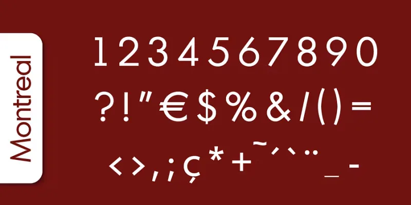 Montreal Serial Font Family preview 3 – Sans Serif Fonts font sample