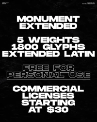 Monument Extended Font Family free download – Sans Serif Fonts font preview