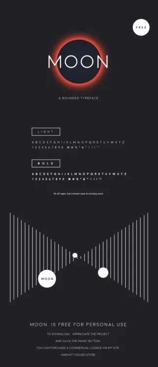 Moon Typeface Font free download – Sans Serif Fonts font preview image for Windows and Mac