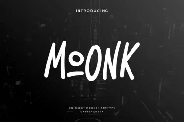 Moonk Font free download – Script And Handwritten preview