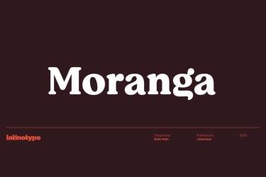 Moranga Font free download – Retro font preview