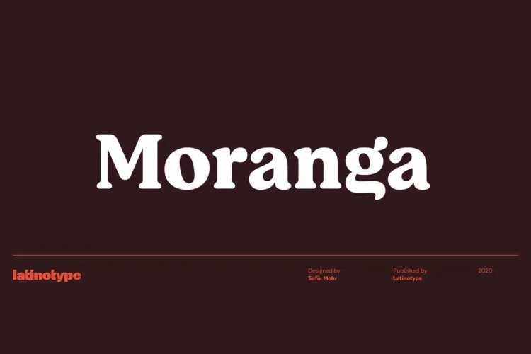 Moranga Font preview 9 – Serif Fonts font sample