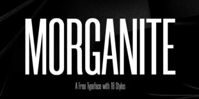 Morganite Font free download – Sans Serif Fonts font preview