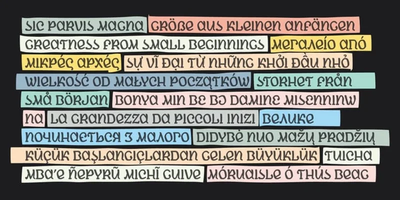 Morta Font Family preview 6 – Typeface font sample