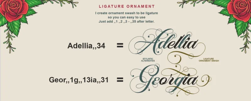 Morthena Font preview 4 – Script And Handwritten font sample