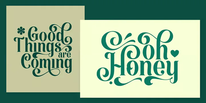 Morthern Font Family preview 7 – Script And Handwritten font sample