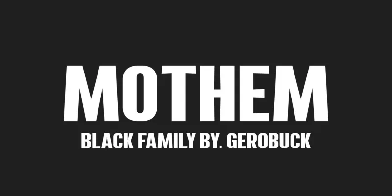 Mothem Font Family preview 9 – Sans Serif Fonts font sample
