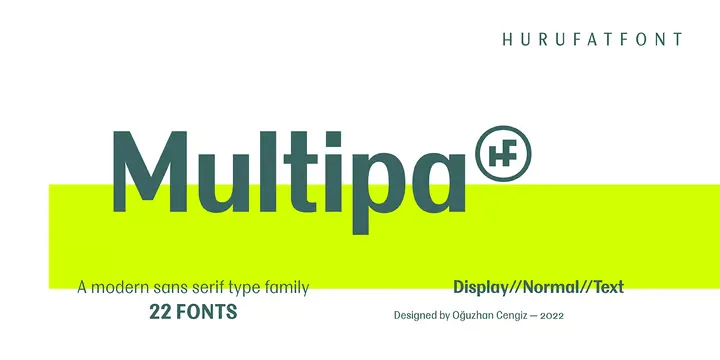 Multipa Font Family preview 7 – Sans Serif Fonts font sample