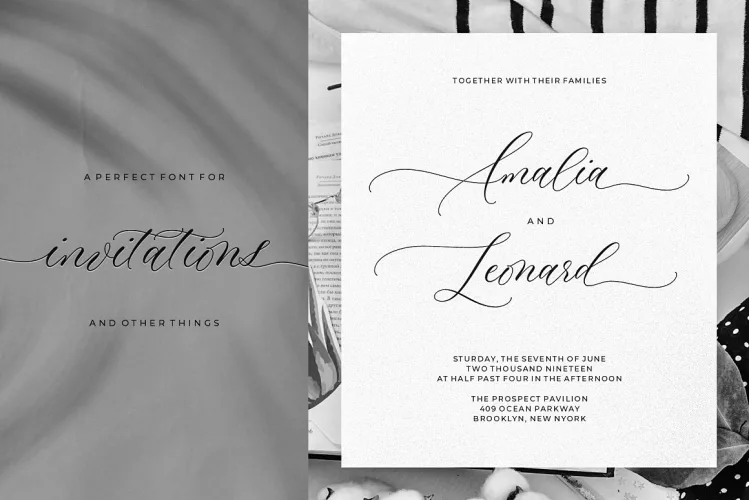 Multiverse – Luxurious Script Font preview 7 – Script And Handwritten font sample