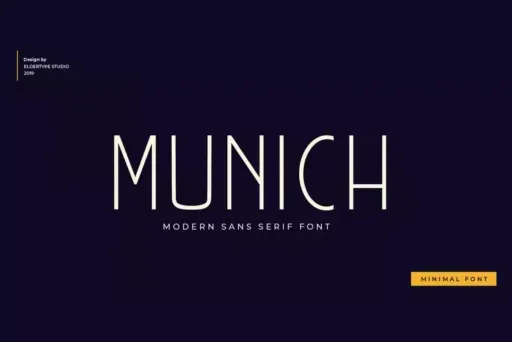 Munich Sans Font preview 4 – Sans Serif Fonts font sample
