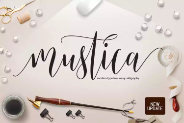 Mustica Font free download – Script And Handwritten font preview