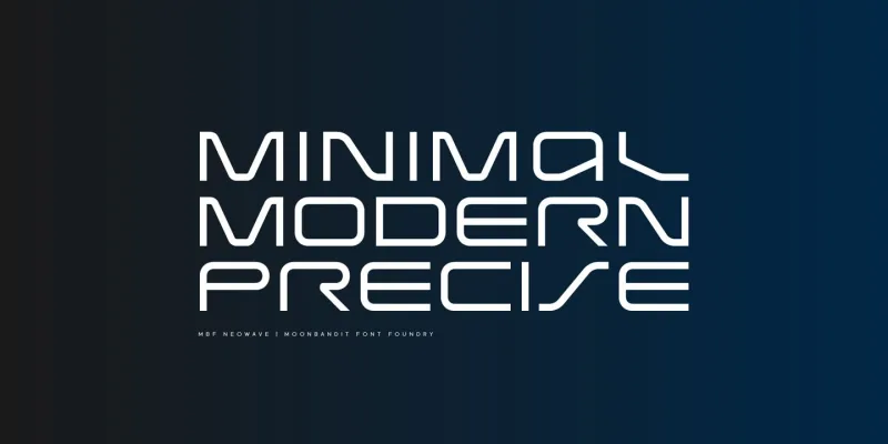 Neo Wave Font preview 3 – Display Fonts font sample