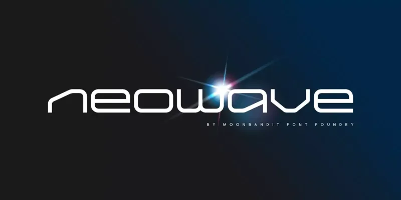 Neo Wave Font preview 5 – Display Fonts font sample
