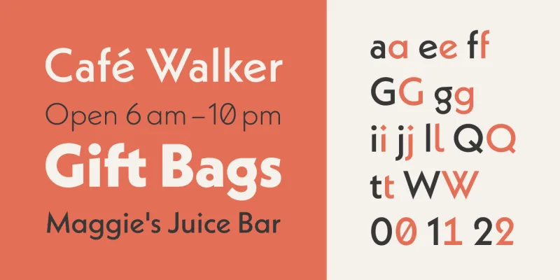 Neue Kabel Font preview 1 – Sans Serif Fonts font sample