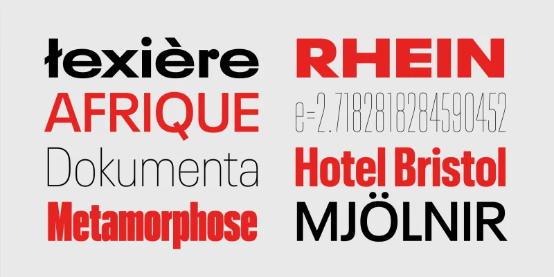 Neue Plak Font preview 1 – Sans Serif Fonts font sample