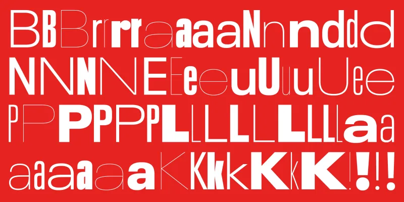 Neue Plak Font preview 4 – Sans Serif Fonts font sample