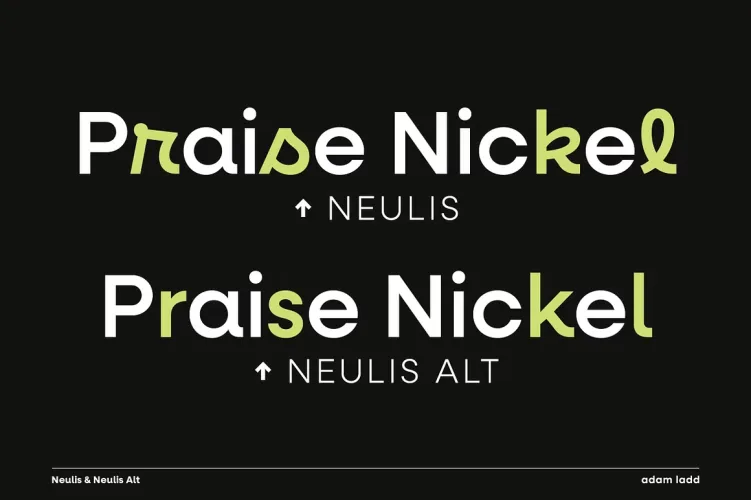 Neulis Font preview 5 – Sans Serif Fonts font sample