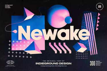 Newake Font free download – Editorial font preview
