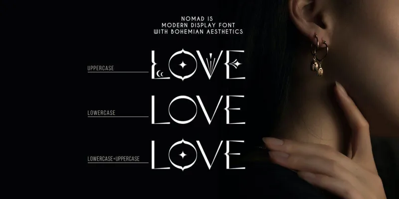 Nomad Decorative Font preview 4 – Display Fonts font sample