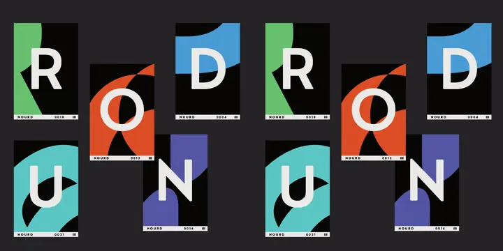 Nourd Font Family preview 2 – Sans Serif Fonts font sample