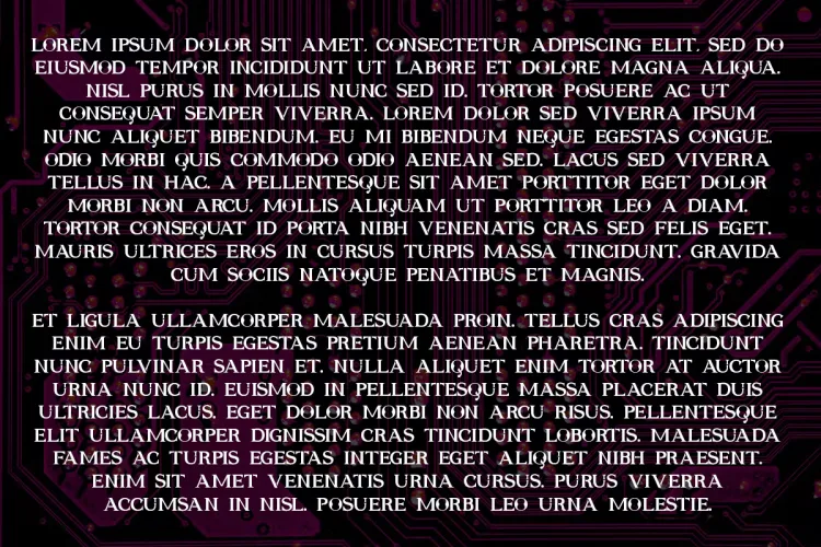 Nova Font preview 6 – Sans Serif Fonts font sample