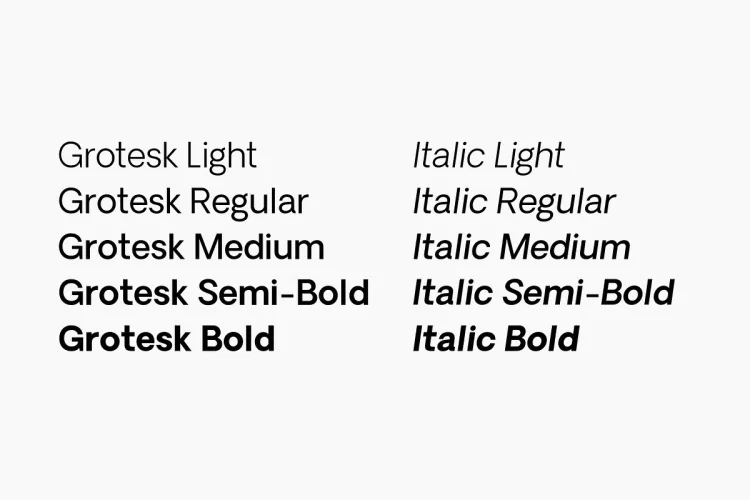 Oakes Grotesk Font preview 2 – Sans Serif Fonts font sample