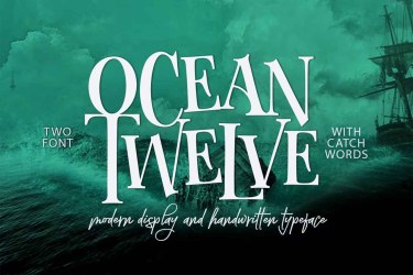 Ocean Twelve Font Duo free download – Ocean Twelve Font Duo font preview