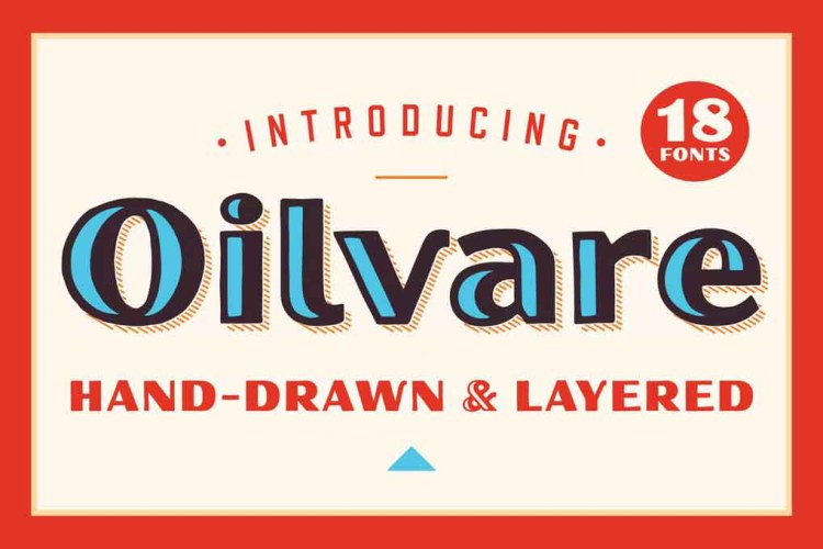 Oilvare Font Family free download preview 3 – Serif Fonts font