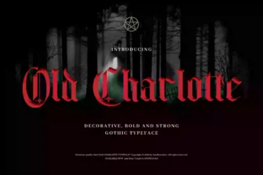 Old Charlotte Font free download – Sans Serif Fonts font preview