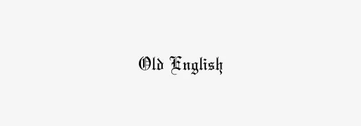 Old English Font preview 2 – Display Fonts font sample
