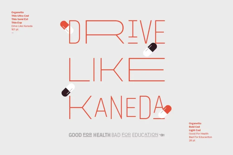 Organetto Font preview 6 – Sans Serif Fonts font sample