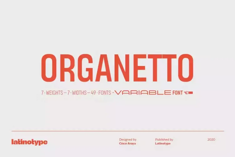 Organetto Font preview 11 – Sans Serif Fonts font sample