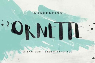 Ornette Font free download – Branding font preview