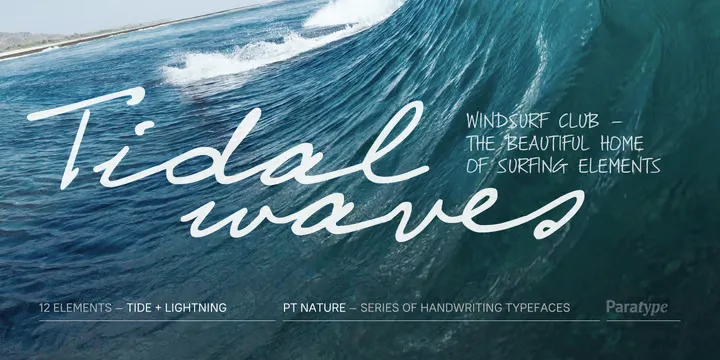 PT Nature Font preview 4 – Typeface font sample