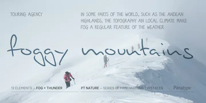 PT Nature Font preview 6 – Typeface font sample