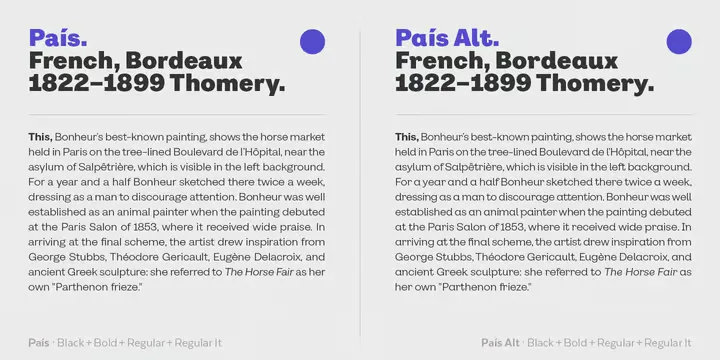 Pais Font Family preview 4 – Sans Serif Fonts font sample