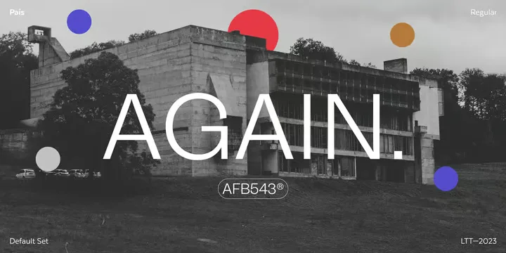 Pais Font Family preview 9 – Sans Serif Fonts font sample