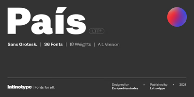 Pais Font Family free download – Sans Serif Fonts font preview
