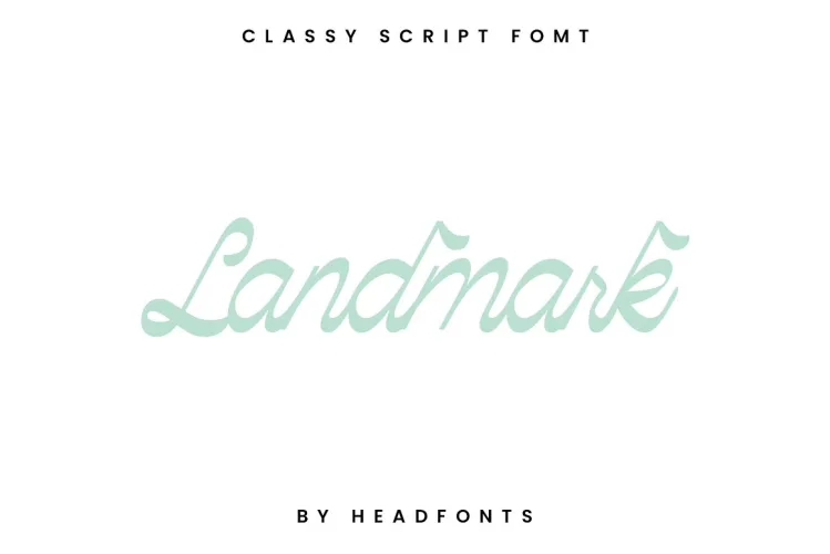 Palmhead Classy Script Font preview 1 – Script And Handwritten font sample