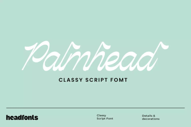 Palmhead Classy Script Font free download – Decorative font preview