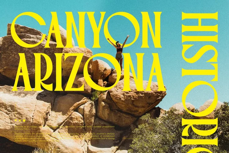 Palmore Font preview 2 – Display Fonts font sample