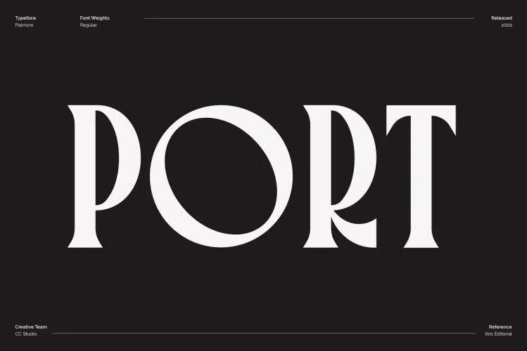 Palmore Font preview 6 – Display Fonts font sample