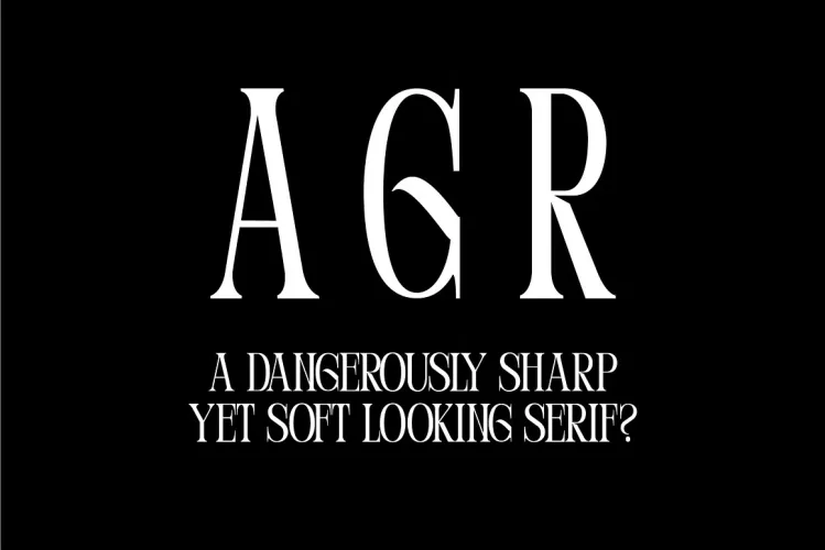 Perandory Font preview 1 – Serif Fonts font sample