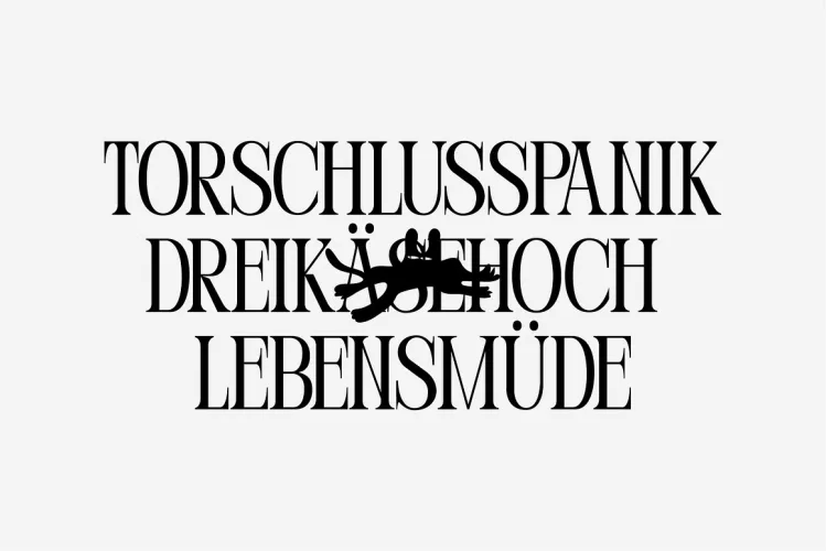 Perandory Font preview 3 – Serif Fonts font sample