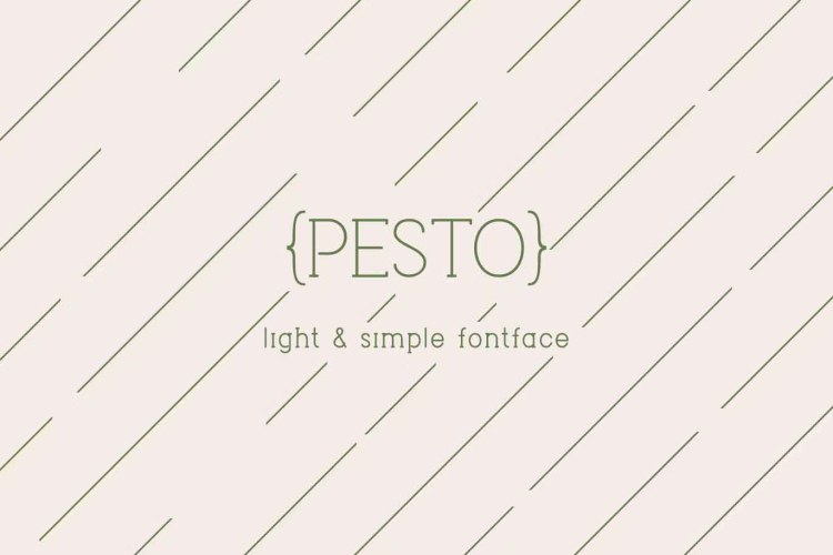Pesto Font free download preview 3 – Serif Fonts font