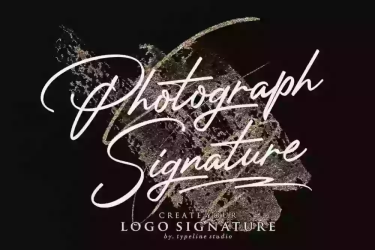 Photograph Signature Font free download – Branding font preview