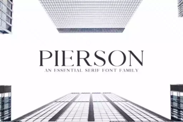 Pierson Font free download – Branding font preview