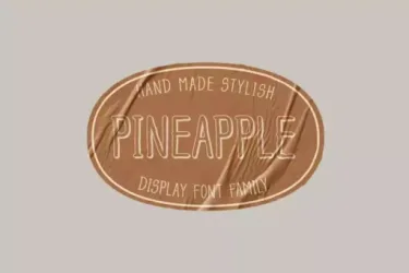 Pineapple Font free download – Script And Handwritten preview